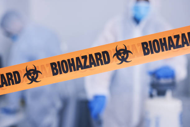Professional Blood Cleanup technician working in Overton, TX
